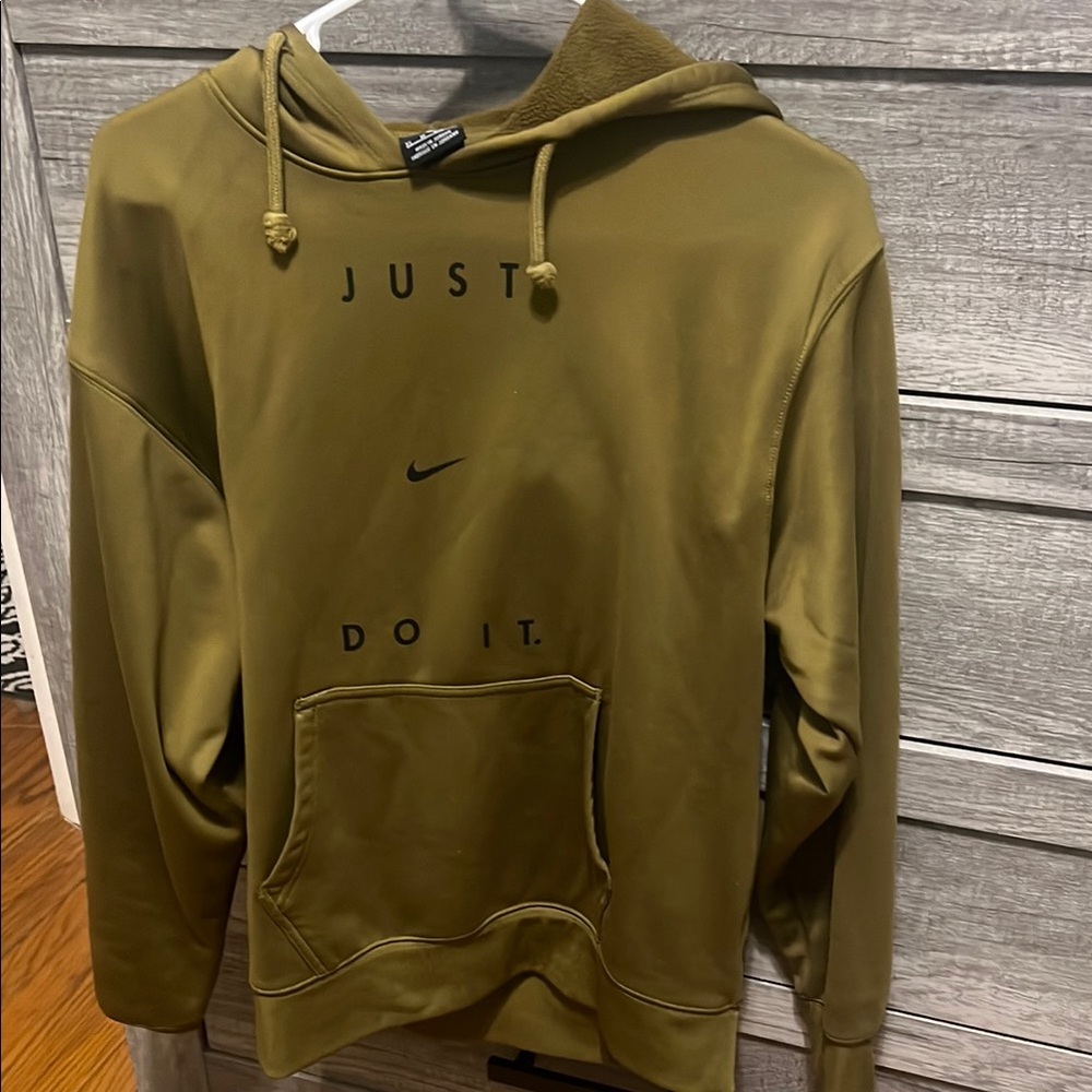 Nike Olive Green Hoodie